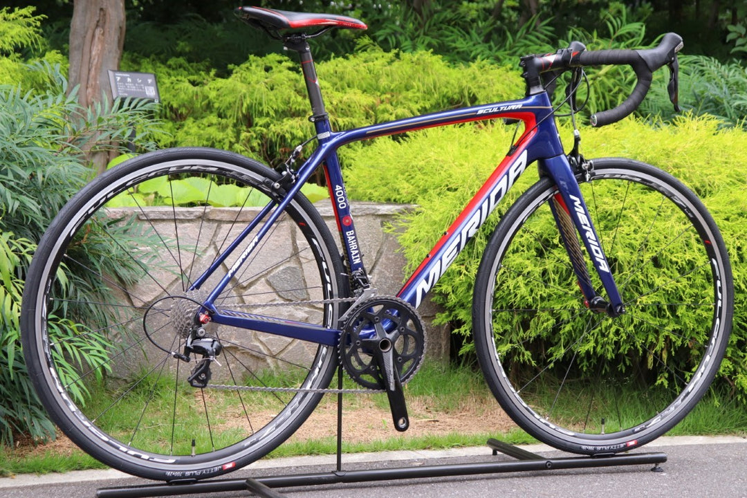 メリダ MERIDA スクルトゥーラ SCULTURA 4000 2018年50サイズ シマノ 105 5800 MIX 11S カーボン ロードバイク 【さいたま浦和店】