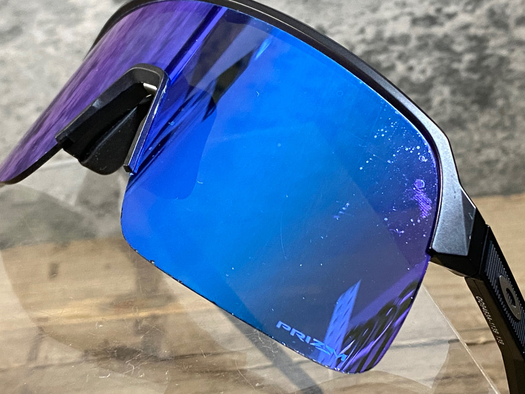 KG539 オークリー OAKLEY SUTRO Lite サングラス アイウェア 黒 PRIZM ROAD レンズ傷