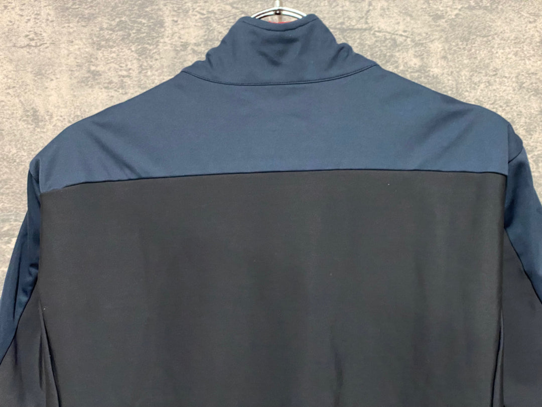 JP269 カステリ CASTELLI ロッソコルサ ROSSO CORSA PERFETTO 半袖 サイクルジャージ 黒 L GORE WINDSTOPPER