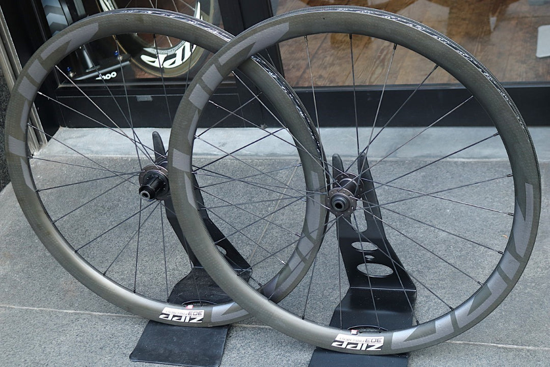 ジップ ZIPP ファイアクレスト ディスク 303 FIRECREST DISC カーボン チューブレス ホイールセット シマノ12/11S 【東京南麻布店】