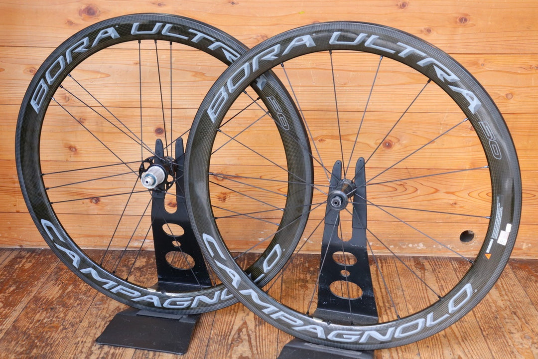 カンパニョーロ CAMPAGNOLO ボーラ ウルトラ BORA ULTRA 50 TU カーボン チューブラー ホイールセット シマノ 11S/12S 【芦屋店】