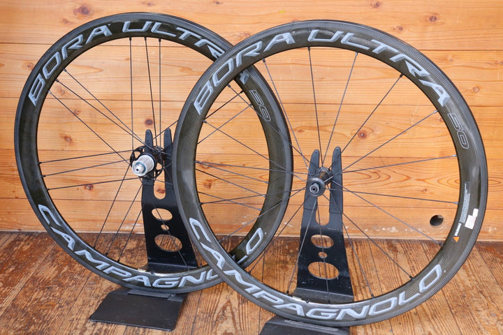 カンパニョーロ CAMPAGNOLO ボーラ ウルトラ BORA ULTRA 50 TU カーボン チューブラー ホイールセット シマノ 11S/12S 【芦屋店】