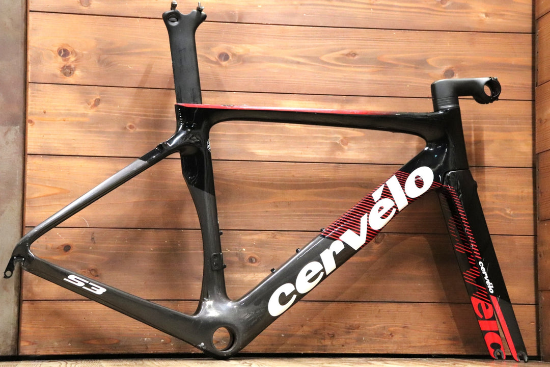訳アリ サーヴェロ CERVELO S3 2019モデル 51サイズ カーボン ロードバイク フレームセット 【東京南麻布店】