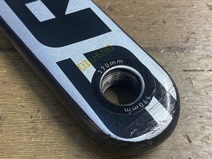 KE919 スラム SRAM レッド Red 10 カーボン クランクセット 170mm 50/34T 5H 110BCD GXP