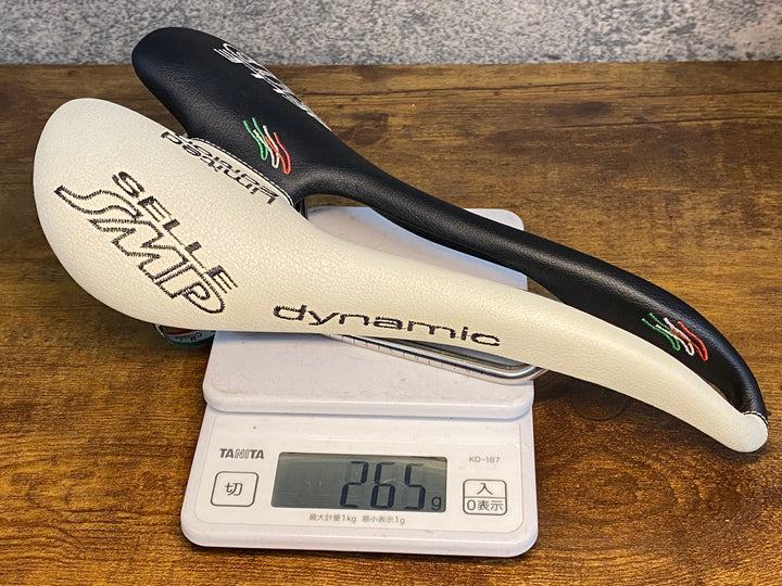 KR306 SELLE SMP DYNAMIC Limited Edition サドル 白/黒 inox tubeレール
