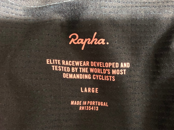 KN767 ラファ Rapha RCC PRO TEAM LONG SLEEVE JERSEY 長袖 サイクルジャージ 紺 L