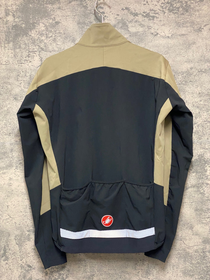 KC506 カステリ castelli サイクルジャケット カーキ― 黒 M