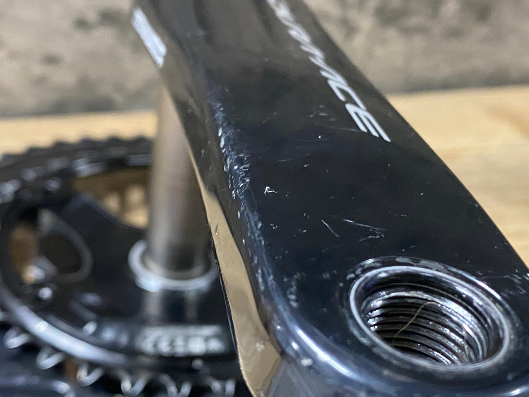 KE441 シマノ SHIMANO デュラエース DURA-ACE FC-R9100-P クランクセット パワーメーター 50/34T 170mm 接続確認済み 充電ケーブル付属