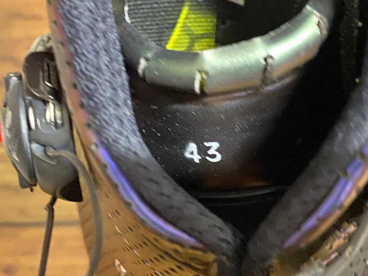KC237 シディ SIDI WIRE 2 CARBON Air ビンディングシューズ 3穴 紫 EU43 ※ソールパーツ割れ