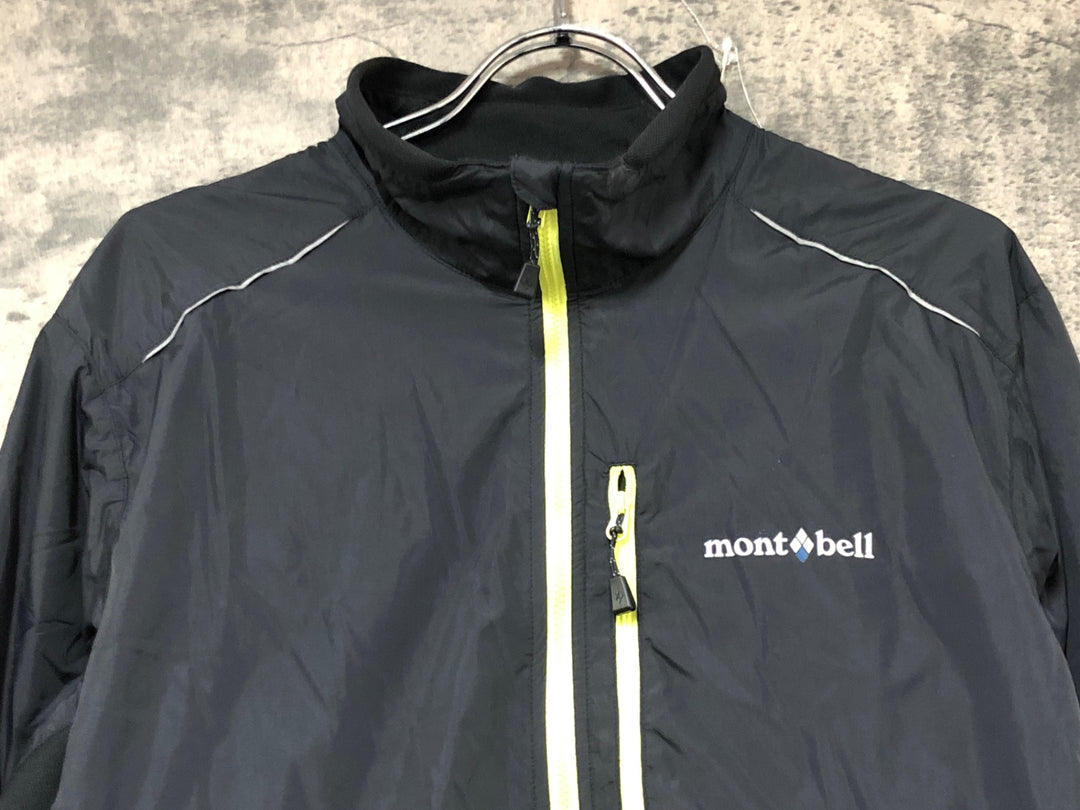 KA130 モンベル mont-bell 長袖 ウィンドブレーカー 黒 XL