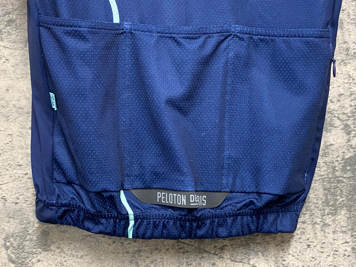 KB528 プロトンドパリ PELOTON DE PARIS 半袖 サイクルジャージ 紺 S