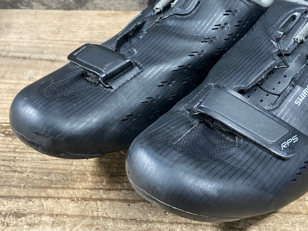 KQ865 シマノ SHIMANO RP5 SH-RP501-SL ビンディングシューズ 黒 EU43