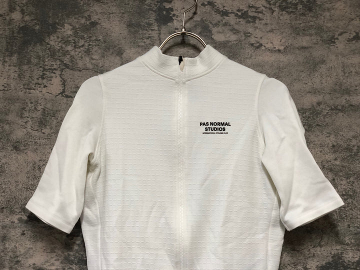 KK155 パスノーマルスタジオ PAS NORMAL STUDIOS ESCAPISM JERSEY 半袖 サイクルジャージ 白 S