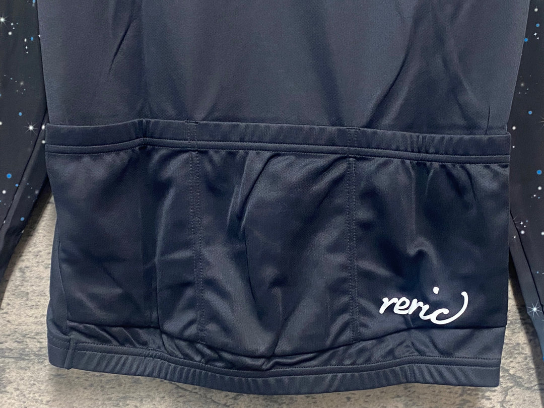 JV990 レリック reric Women's Elara Summer LS Jersey 長袖サイクルジャージ S 黒 レディース