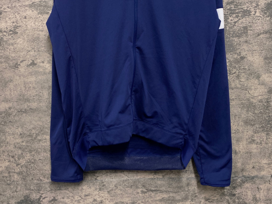JW520 ラファ Rapha CORE LONG SLEEVE JERSEY 長袖 サイクルジャージ ネイビー XL 裏起毛