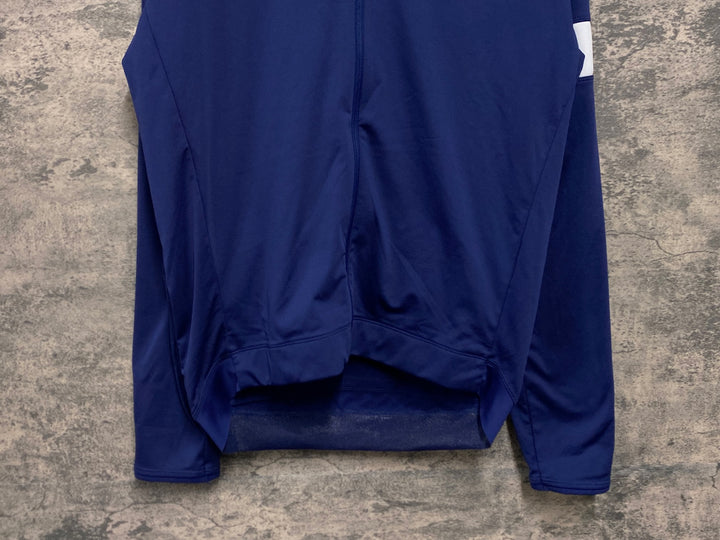 JW520 ラファ Rapha CORE LONG SLEEVE JERSEY 長袖 サイクルジャージ ネイビー XL 裏起毛
