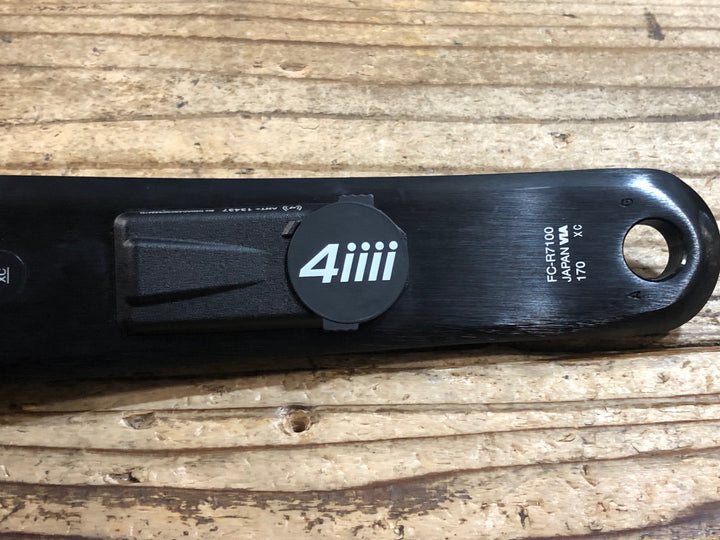 KI910 4iiii PRECISION PML300 パワーメーター シマノ SHIMANO 105 FC-R7100 クランクアーム 左 170mm 接続確認済み