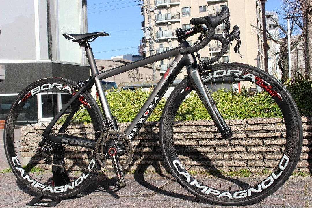 デローザ DE ROSA キング KING RS 2012 53.5サイズ カンパ スーパーレコード 11S カーボン ロードバイク フォーク換装品 【名古屋店】