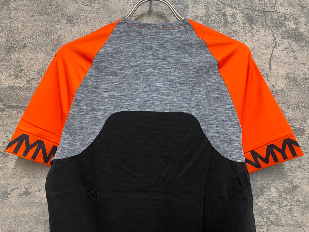 JS102 マイン MYN 半袖 サイクルジャージ オレンジ グレー 黒 L/XL 未使用