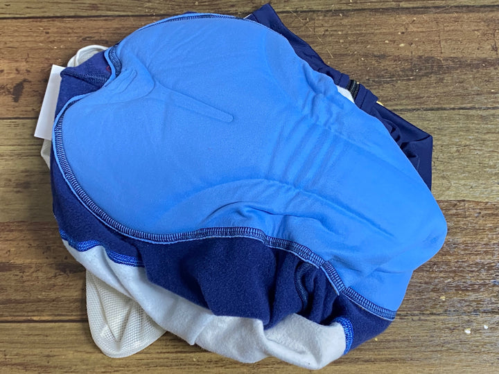 KJ790 スポーツフル sportful ビブタイツ 紺 XL 裏起毛 SAXO BANK