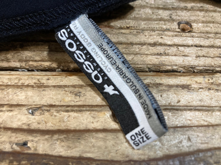 KC482 アソス assos ニーウォーマー 黒 onesize ゴム切れ