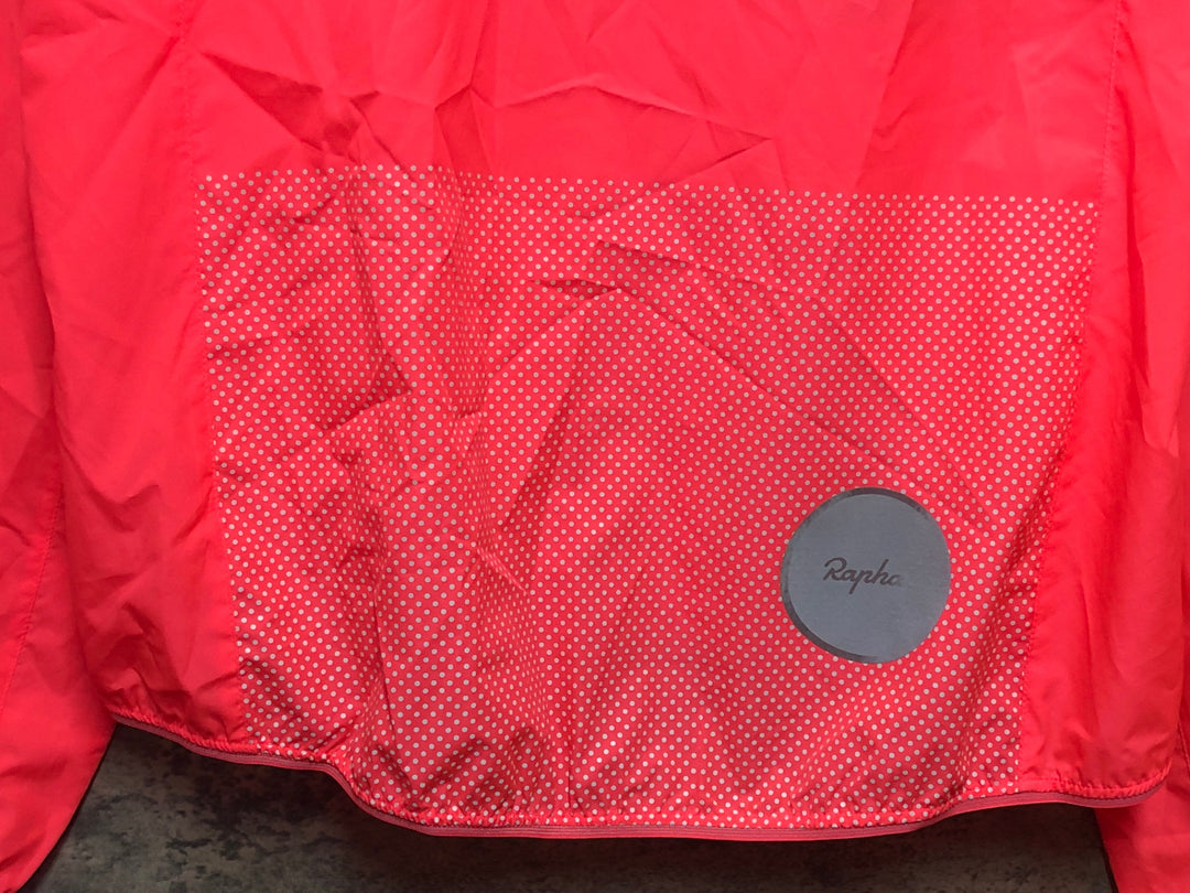 KM123 ラファ Rapha COMMUTER LIGHTWEIGHT JACKET サイクルジャケット ピンク S ※袖小汚れ