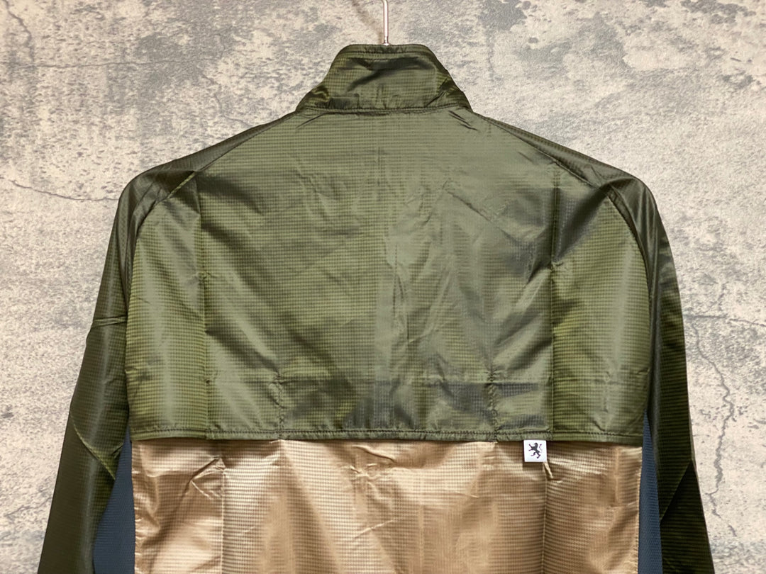 JO907 カペルミュール KAPELMUUR ウインドブレイカー 千鳥格子 モスグリーン/カフェオレ S