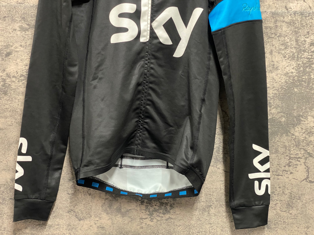 JV186 ラファ Rapha PRO TEAM JERSEY TEAM SKY 半袖 サイクルジャージ 黒 XS
