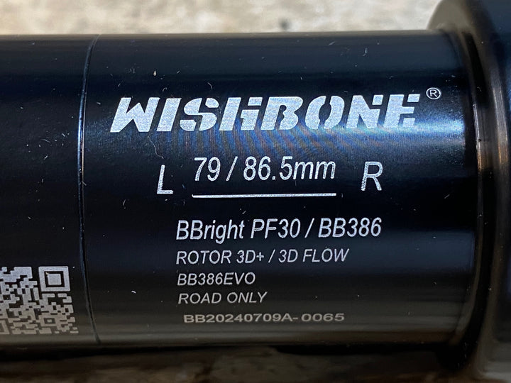 KA789 ウィッシュボーン WISHBONE BB386F ボトムブラケット