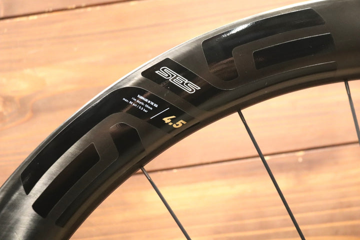 エンヴィ ENVE SES4.5 NEW カーボン チューブレス ホイールセット シマノ12/11S ワイドリム 25mm フックレス 【東京南麻布店】