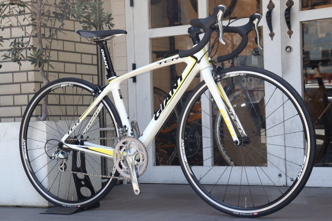 訳アリ ジャイアント GIANT TCR COMPOSITE 3 2014モデル XSサイズ シマノ ティアグラ 4500 MIX 9S カーボン ロードバイク 【横浜店】