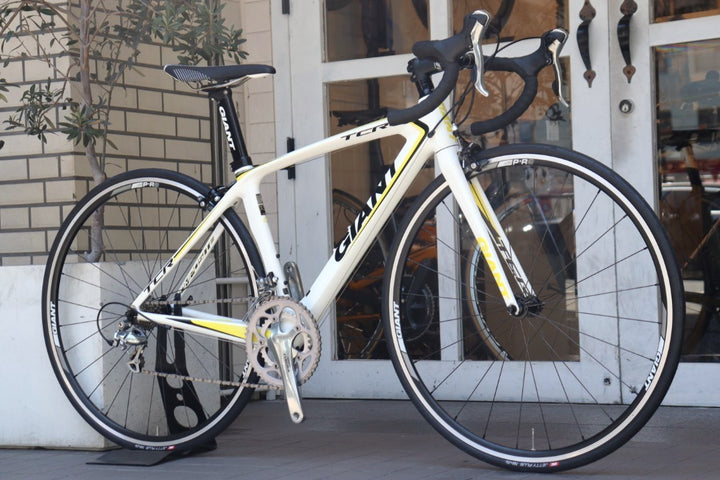 訳アリ ジャイアント GIANT TCR COMPOSITE 3 2014モデル XSサイズ シマノ ティアグラ 4500 MIX 9S カーボン ロードバイク 【横浜店】