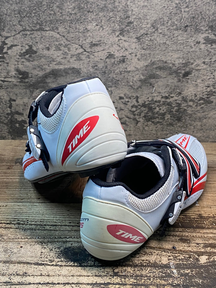 JR518 タイム TIME ULTEAM RS CARBON ビンディングシューズ 白 EU42