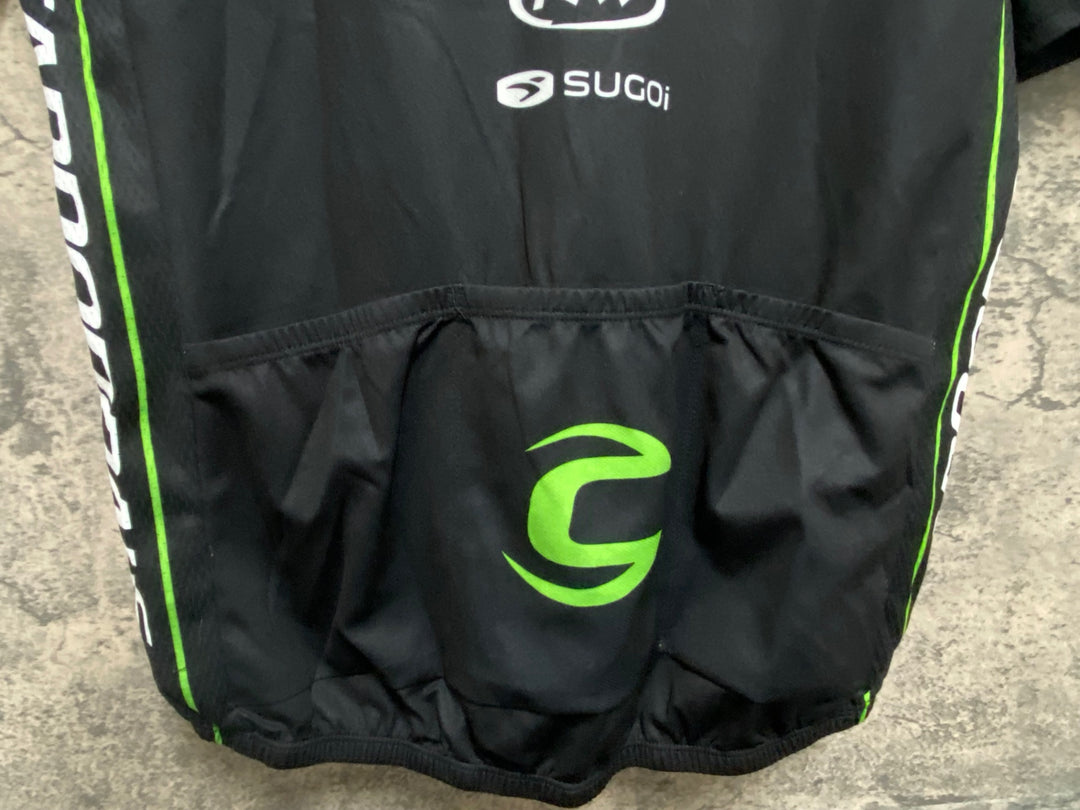 JS450 スゴイ SUGOI 半袖 サイクルジャージ 緑 M CANNONDALE