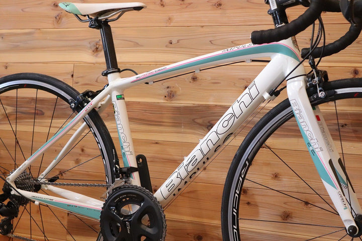 決算SALE ビアンキ BIANCHI インプルソ IMPULSO DAMA BIANCA 2015モデル 44サイズ シマノ 105 5800 11S アルミ ロードバイク 【広島店】