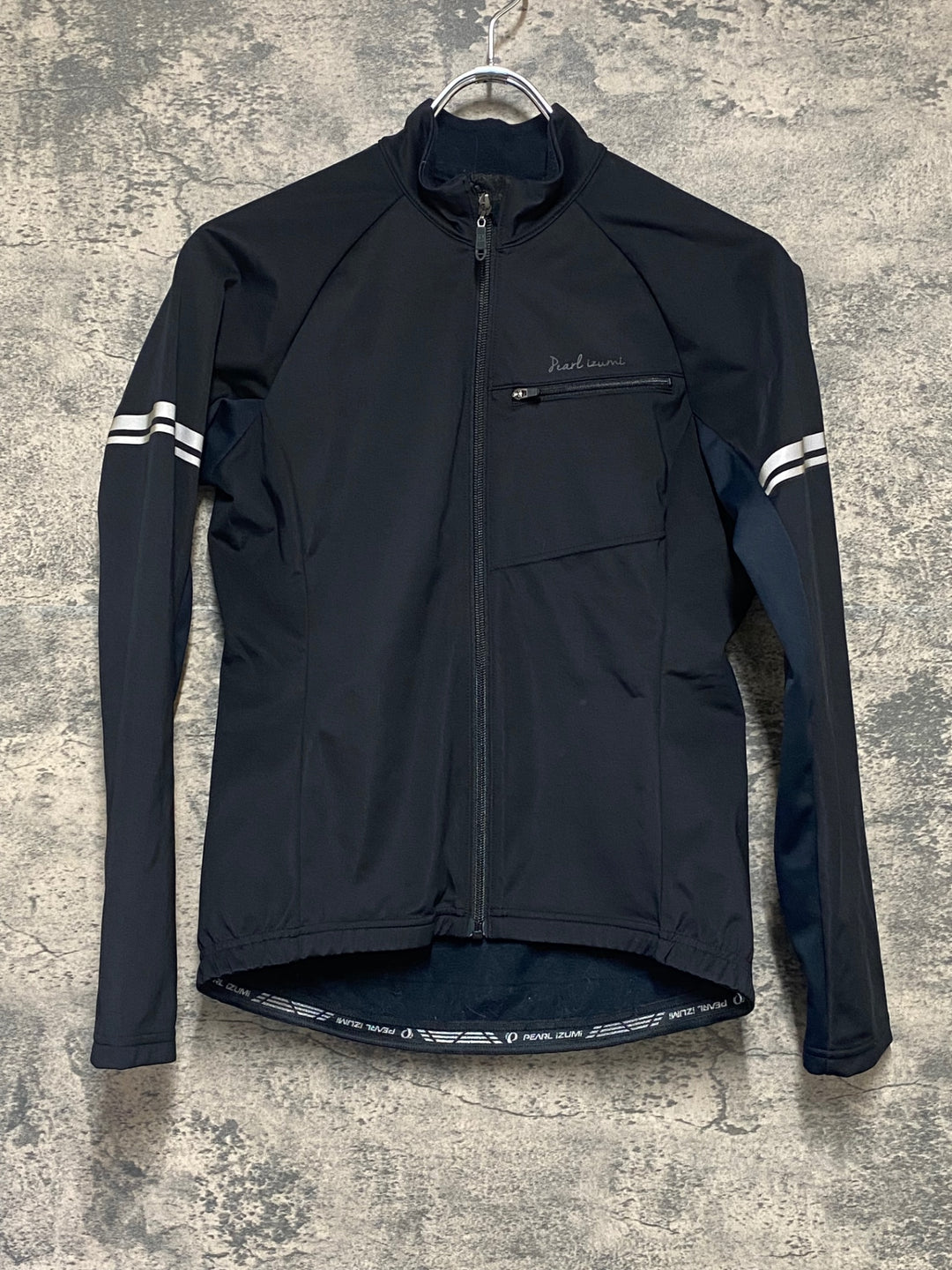 KP593 パールイズミ PEARL iZUMi 長袖 サイクルジャケット 黒 レディース M 裏起毛 ※動物の毛