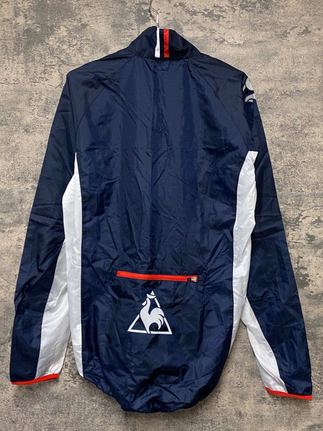 KI827 ルコックスポルティフ le coq sportif 長袖 ウィンドブレーカー 白紺 O