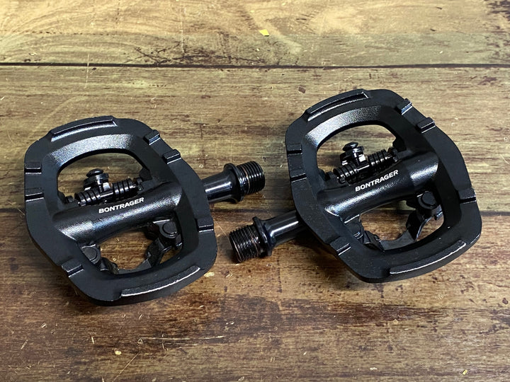 JQ031 ボントレガー BONTRAGER 片面 ビンディングペダル SPD 黒