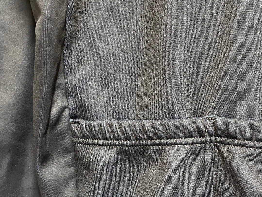 KE086 カステリ CASTELLI UNFAIR ADVANTAGE 長袖 サイクルジャケット GORE WINDSTOPPER 黒 S 裏起毛 ※擦れ