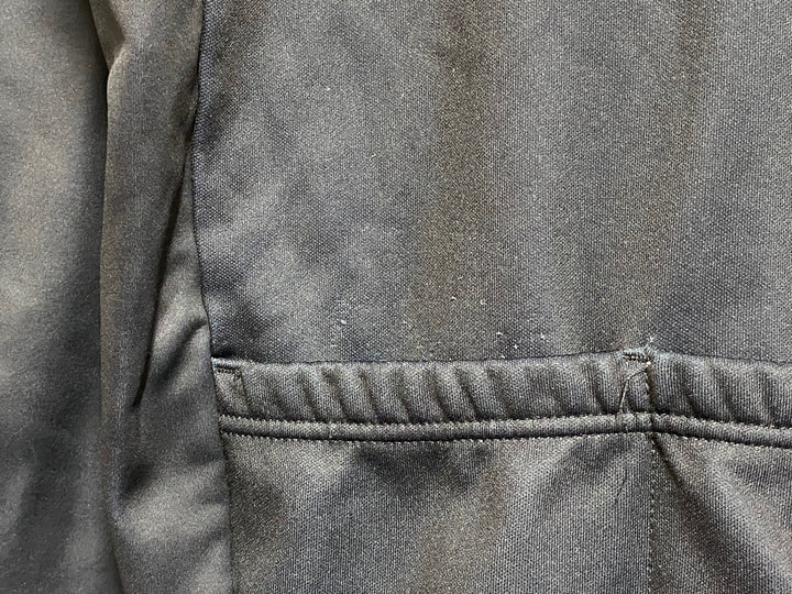 KE086 カステリ CASTELLI UNFAIR ADVANTAGE 長袖 サイクルジャケット GORE WINDSTOPPER 黒 S 裏起毛 ※擦れ