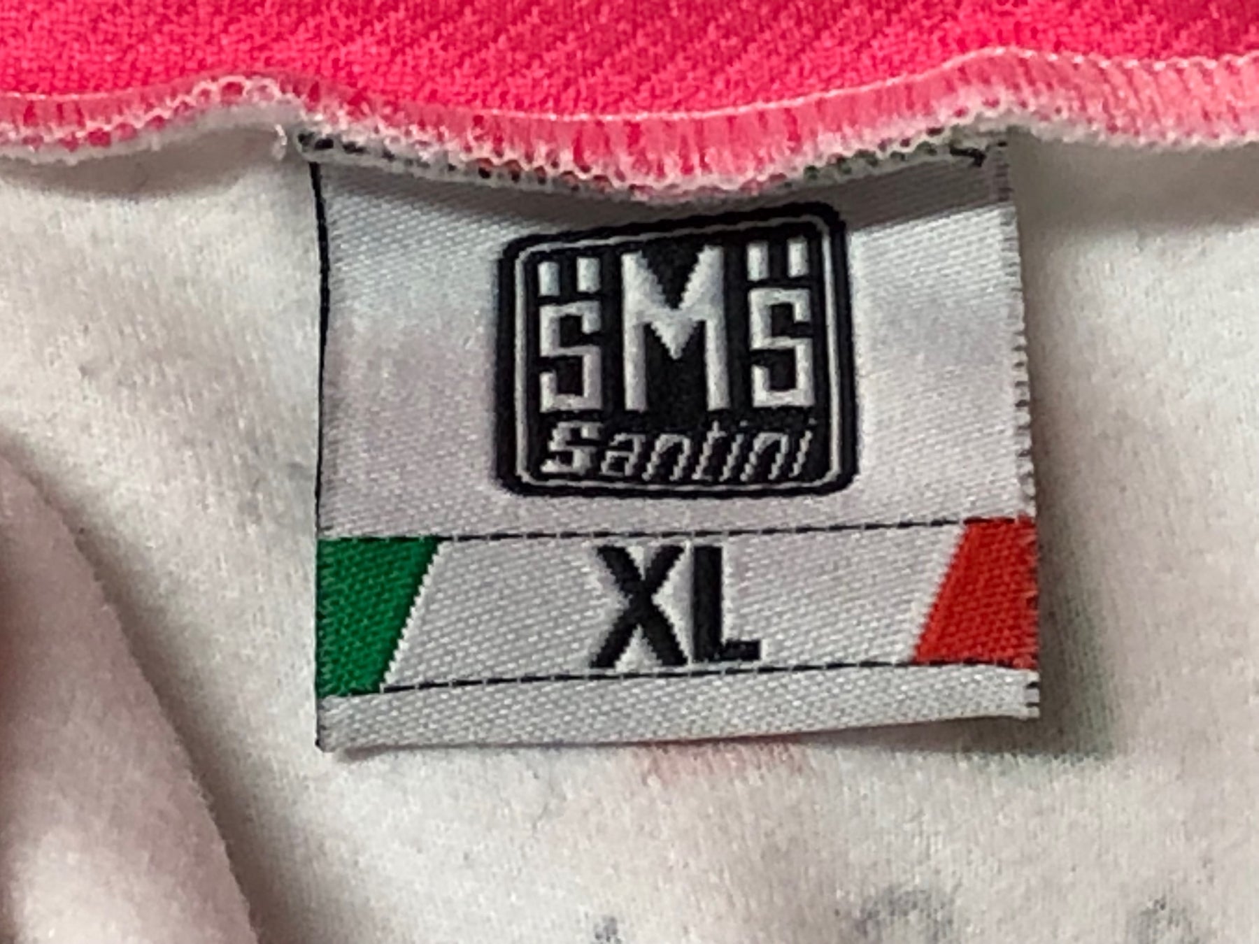 JR085 サンティーニ Santini 長袖サイクルジャージ 白 XL 裏起毛 Paul