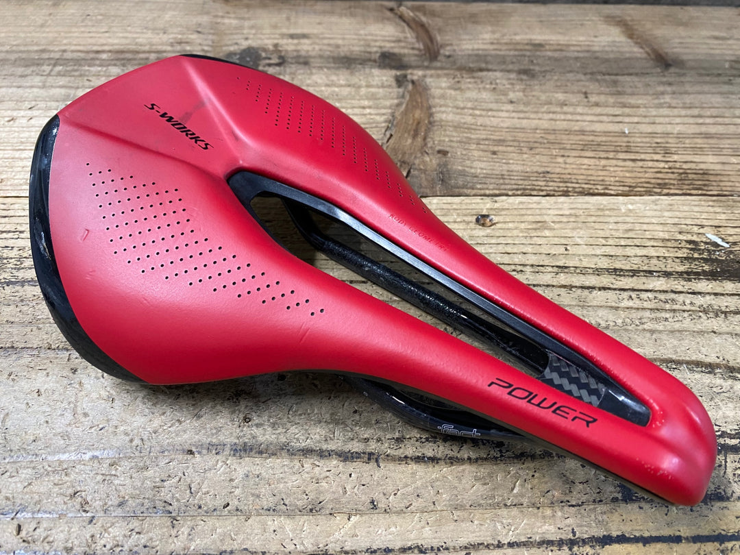 KG026 スペシャライズド SPECIALIZED S-WORKS POWER サドル カーボンレール 赤 143mm