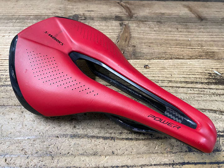 KG026 スペシャライズド SPECIALIZED S-WORKS POWER サドル カーボンレール 赤 143mm
