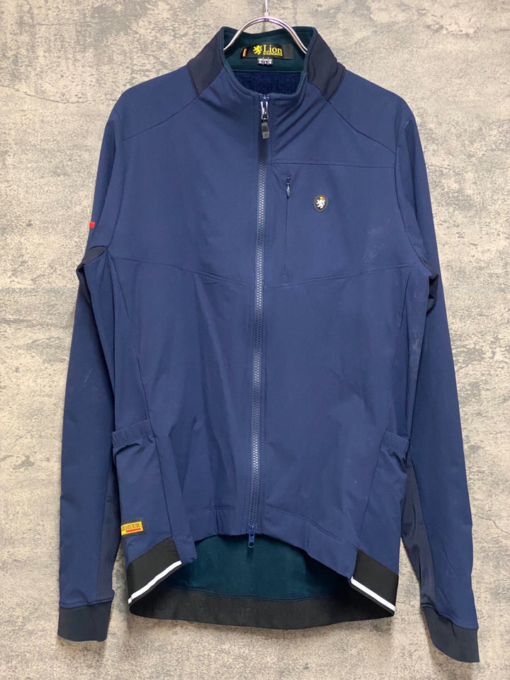 JM106 リオンドカペルミュール Lion de KAPELMUUR 長袖 サイクルジャケット ネイビー XL 裏起毛