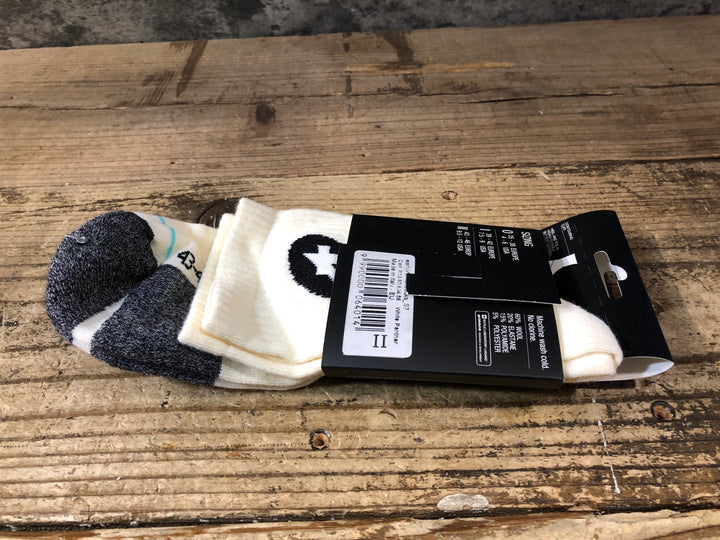 JQ169 アソス assos earlywinterSocks S7 サイクルソックス 白 2