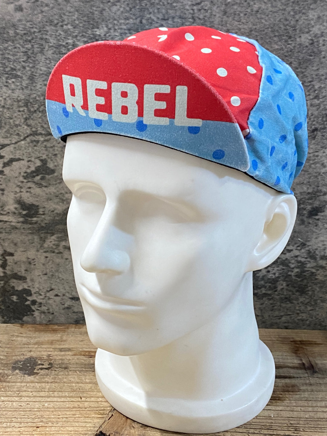 KG253 ベロサイクリスト BELLO CYCLIST サイクルキャップ 黒 REBEL
