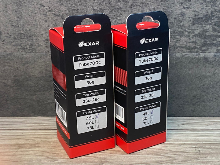 JB421 EXAR TPUチューブ 700x23-28c 45mm 2本セット 未使用