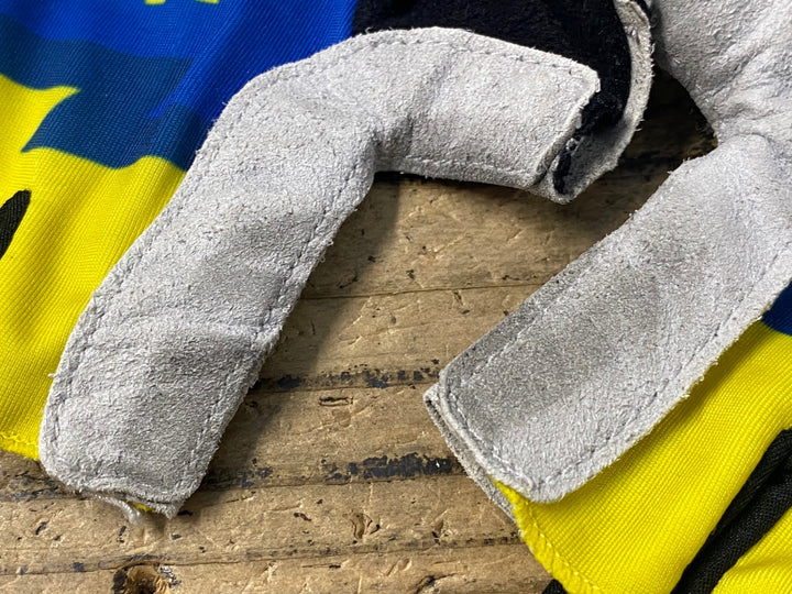 KJ793 スポーツフル sportful 指切り グローブ 紺 黃 L Tinkoff