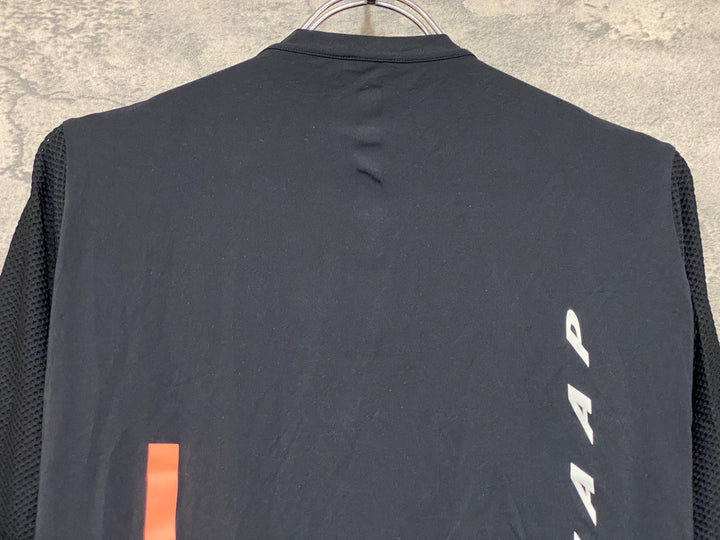 JP777 マープ MAAP PRO FIT JERSEY 長袖サイクルジャージ 黒 L