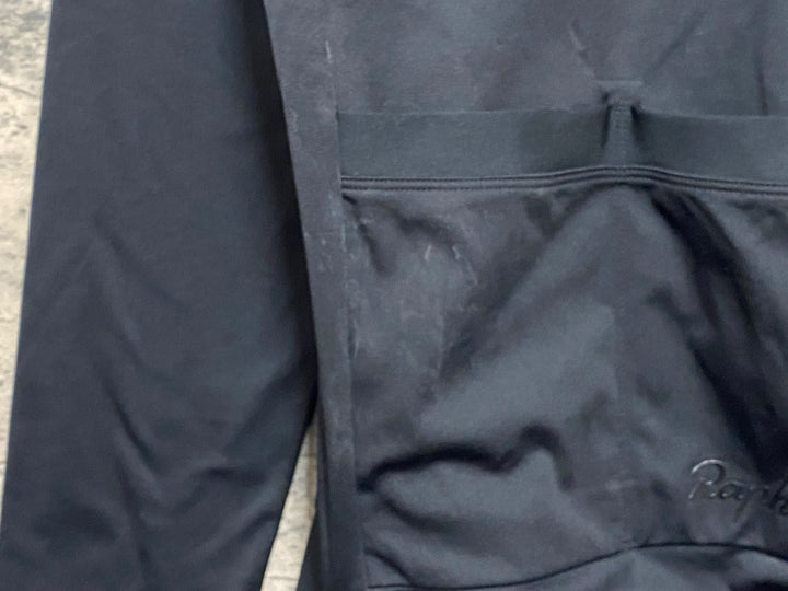 KP761 ラファ Rapha WOMEN'S CORE LONG SLEEVE JERSEY 長袖 サイクルジャージ 黒 レディース M 裏起毛